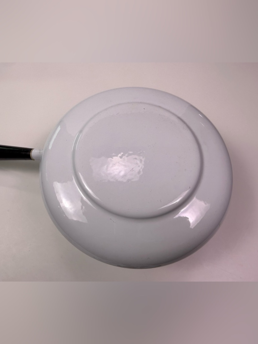 Vintage 70’s San Ignacio Enamel Fondue Pot Lid Seafood Vegetable Print No Stand - Picture 10 of 13